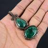 Malachite Pendant, 999 Copper Wire Wrapped Pendant Jewelry. Gift For Women Handmade Pendant Gemstone Jewelry