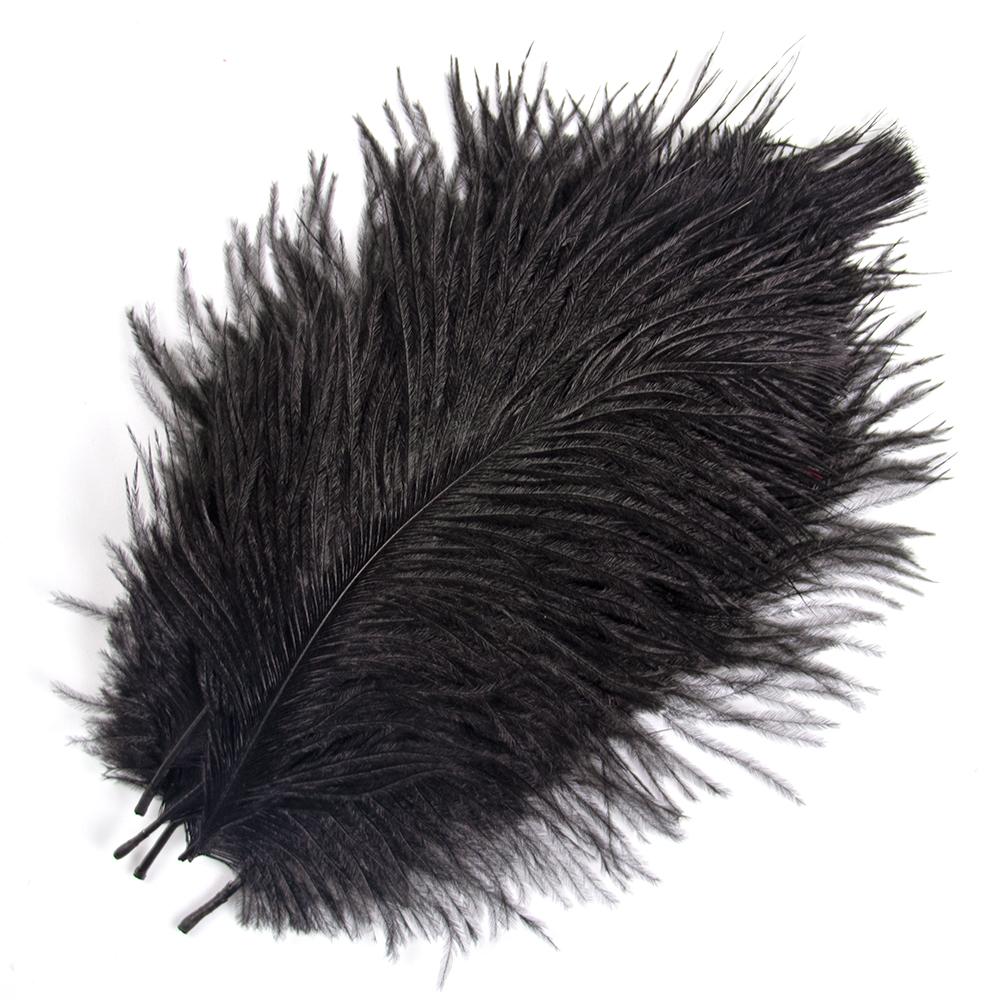 10Pcs White Ostrich Feather For Crafts 10-15Cm Wedding Party Home Decoration Natural Feathers Ostrich Plumes  Plumas Decorativas