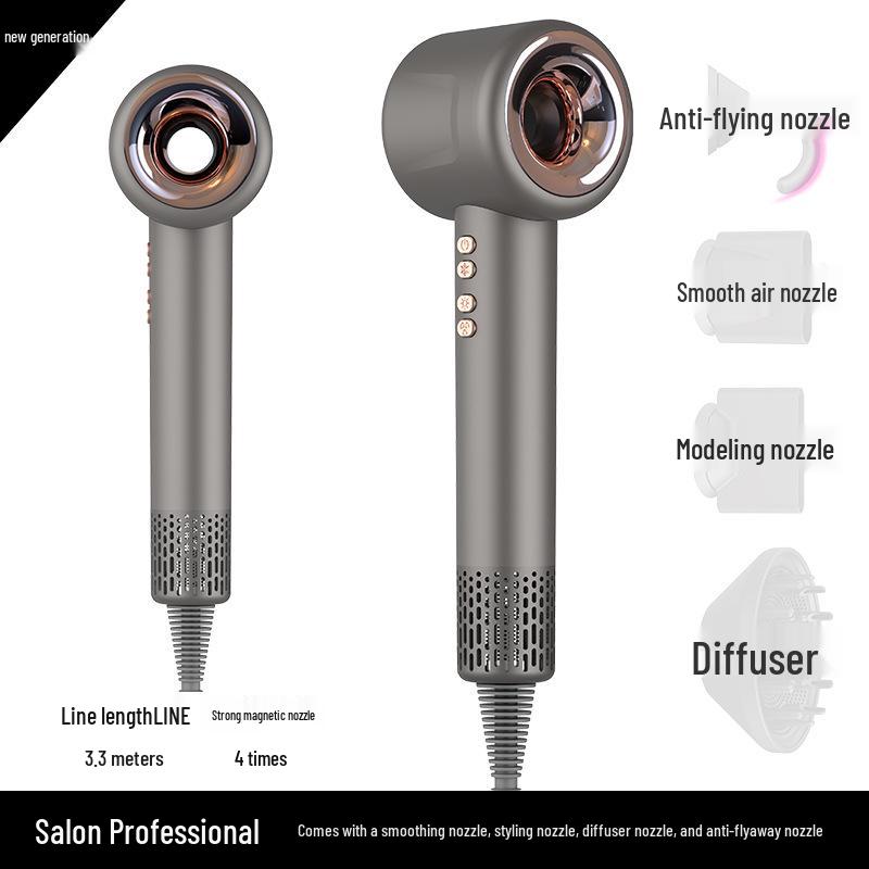 Professional High-Speed Ion Hair Dryer for Salon-Quality Care