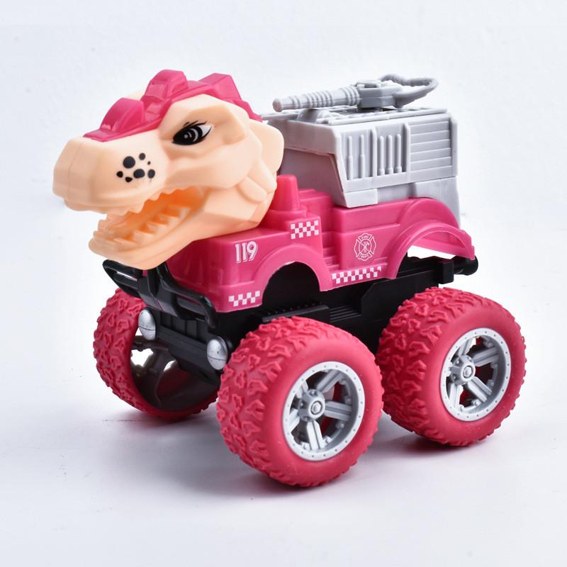 Dinosaur Inertia Excavator Dump Truck Mixer Truck Tank Off Road Vehicle Toy For Toddlers