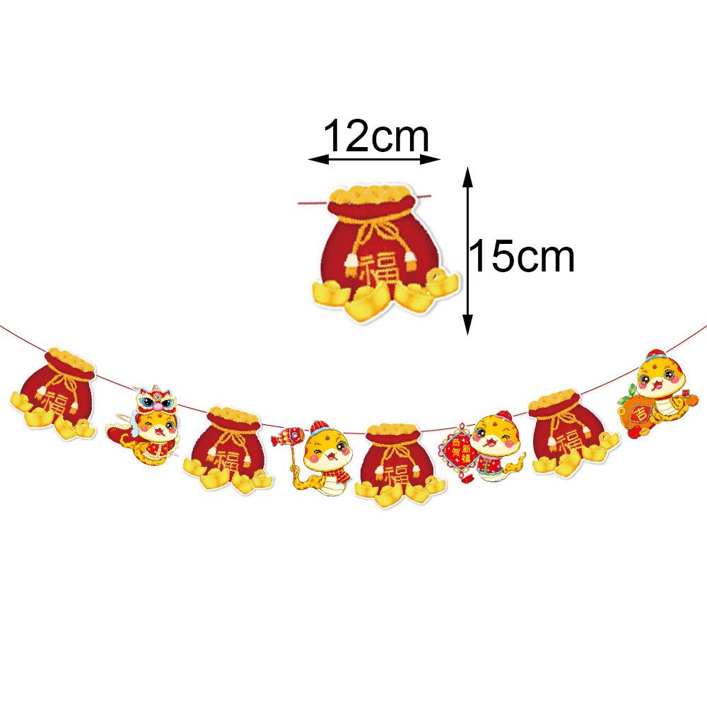 2026 Chinese New Year Hanging Decorations Red Spring Festival Hanging Ornament Pendants Chinese Horse New Year Party Supplies