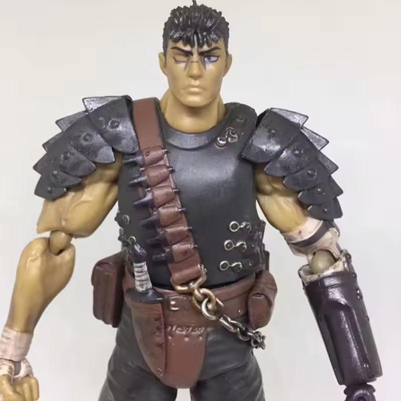16cm Anime Berserk Guts Black Swordsman #359 Repainted Edition Action Figure Pvc Desktop Model Ornaments Toy Birthday Gift
