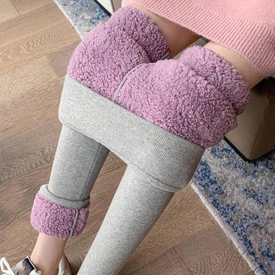 Ladies Winter Warm Thick Tights Thermal Leggings Fleece Lined Pants Skinny Long Johns Thermos Pantyhose Plus Size For Women