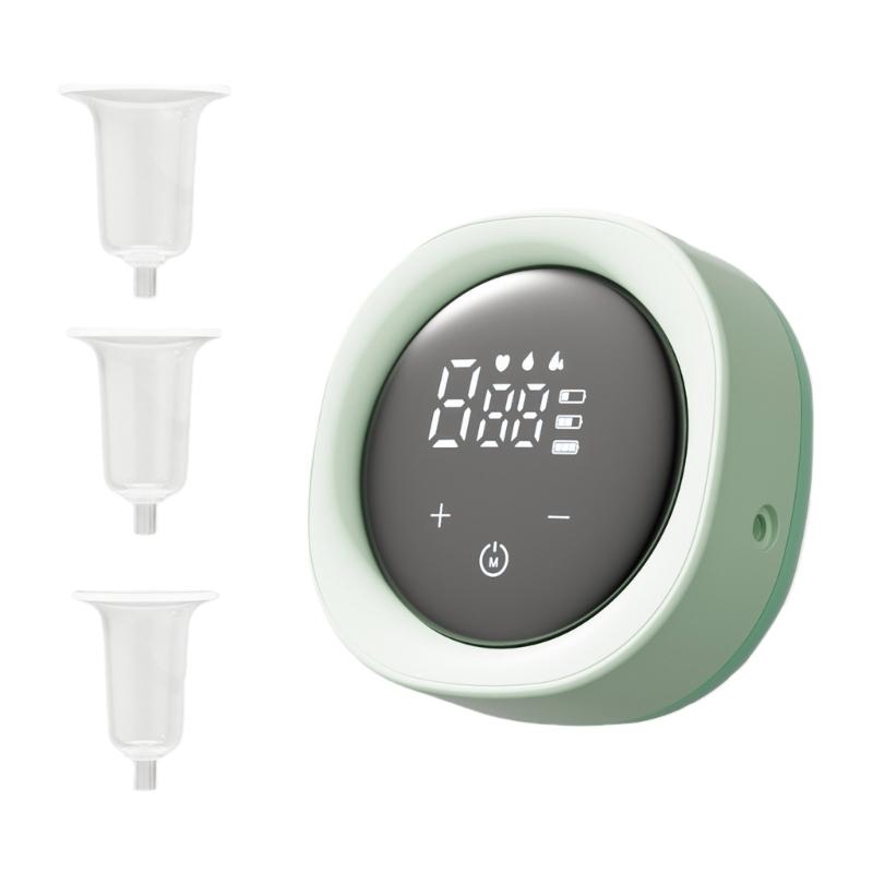 

9 Gear Nipple Pump Electric Nipple Corrector Portable Inverted Nipple Puller Rechargeable Sunken Nipple Puller for Women зелений