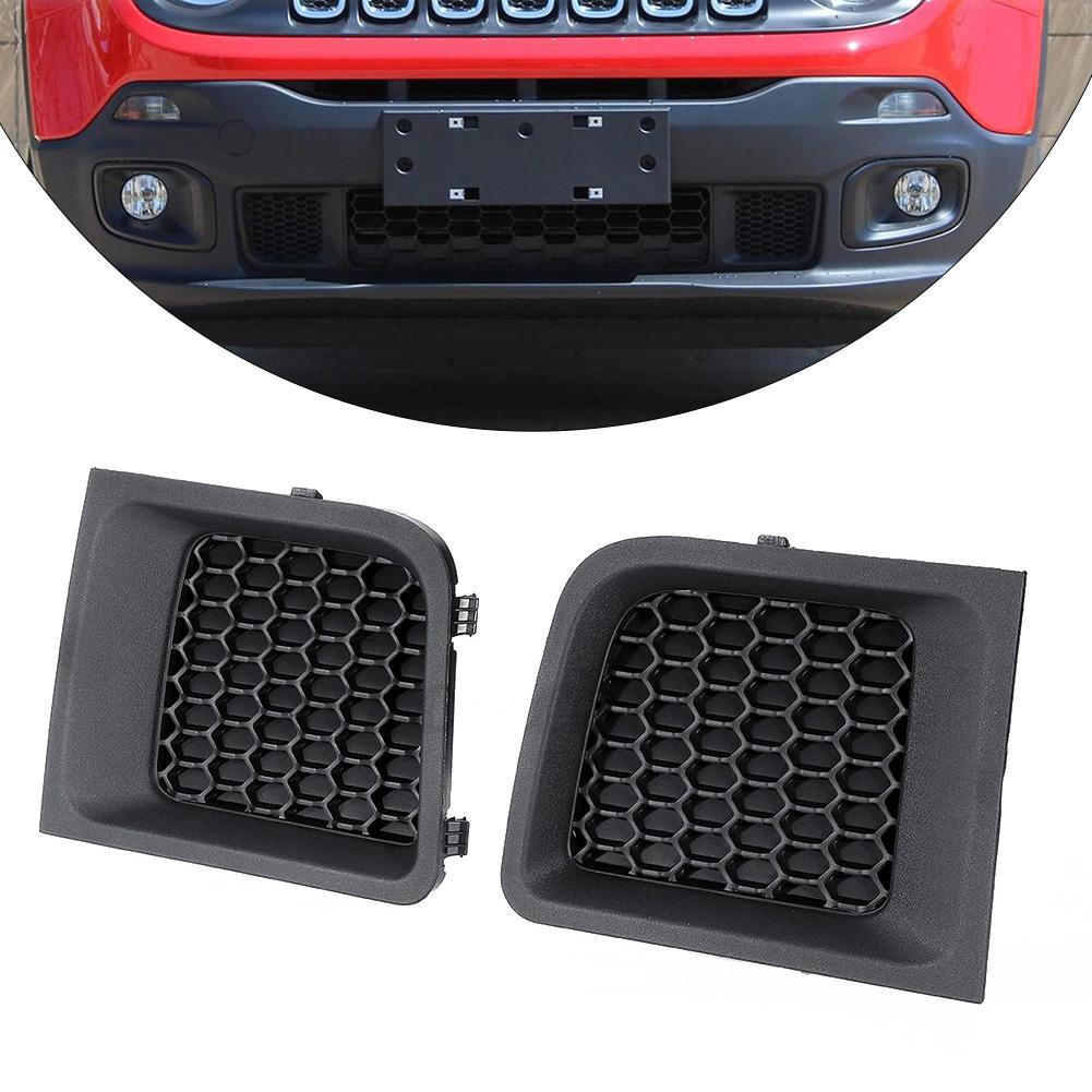 ABS Grille Insert Bumper Insert Cover Car Appearance Upgrade Replace OE Number 5XB62LXHAA For Jeep For Renegade
