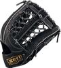ZETT Winning Road Softball Black Size 8 Glove, All-Around, Left-Handed Throw, (1900), (BRGB33540F)