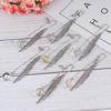 Flower Specimens Bookmark Pendant Metal Book Mark School Office Supply