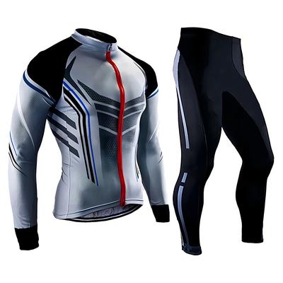 Cycling Jersey Set Cycling Clothing Long Sleeve Mens Road Bike Suit MTB Outdoor Cycling Sportswear 2026 Autumn Breathable Cycling Suit Set