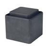 Retro Design Tea Cans Frosted Surface Square Shape Metal Cans Tinplate Material Fine Sand Texture Storage Jar Piggy Bank