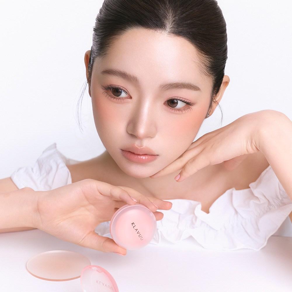 Klavuu Natural Powder Blusher 5.5g, Angora Pink, 1 Unit
