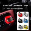 Multi-color Car Ignition Start Engine Stop Button Knob Bracket Decoration Cover Trim For NEW Cayenne 9YA.1 Panamera 971