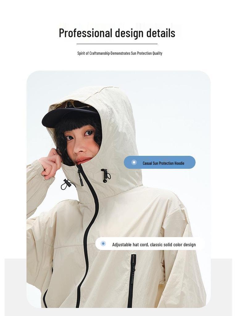 Customizable High-Quality Sun Protection Hooded Outdoor Workwear Set