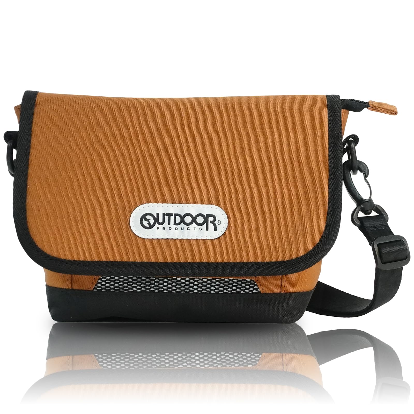 

Outdoor Products Mini Messenger Pouch Shoulder Bag with Insulated Chill Keeper and Reflector, Beige, 22469128