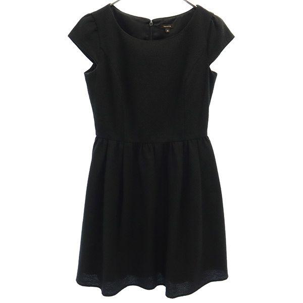 TOCCA Made In Japan Short Sleeve One Piece 2 Black French Sleeve Women Used