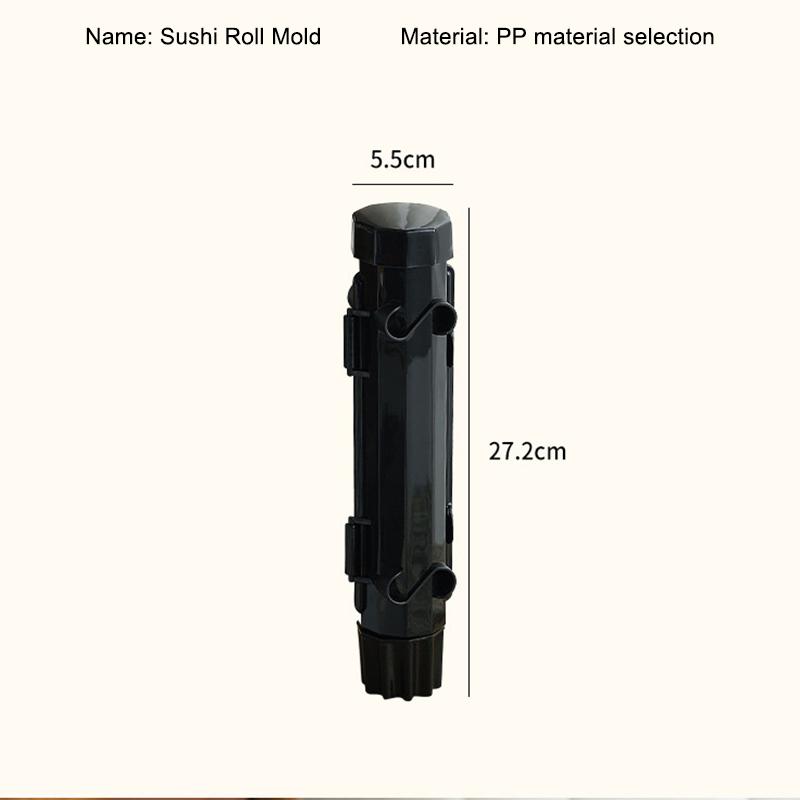 Diy Cylinder Sushi Making Machine Quick Sushi Bazooka Japanese Rolled Rice Meat Mold Rice Ball Mold Kitchen Bento Accessories