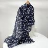 Spring and Autumn Neck Protection Summer Sunscreen Lightweight Soft Printed Scarf