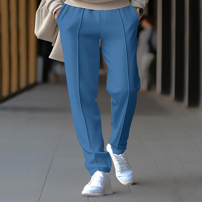 American Casual Three-dimensional Suit Pants Loose Drawstring Sports Sweatpants Man
