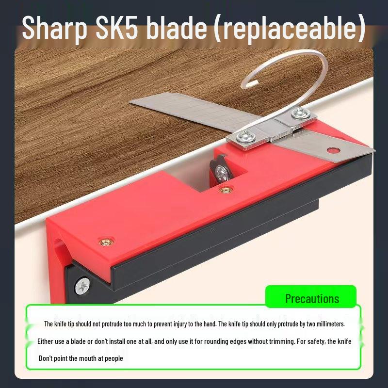 Aluminum Alloy Edge Trimming & Deburring Tool for Woodworking