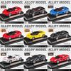 Car Laalloy Model 136 Scale Sports Light Sound Open Kids Doors