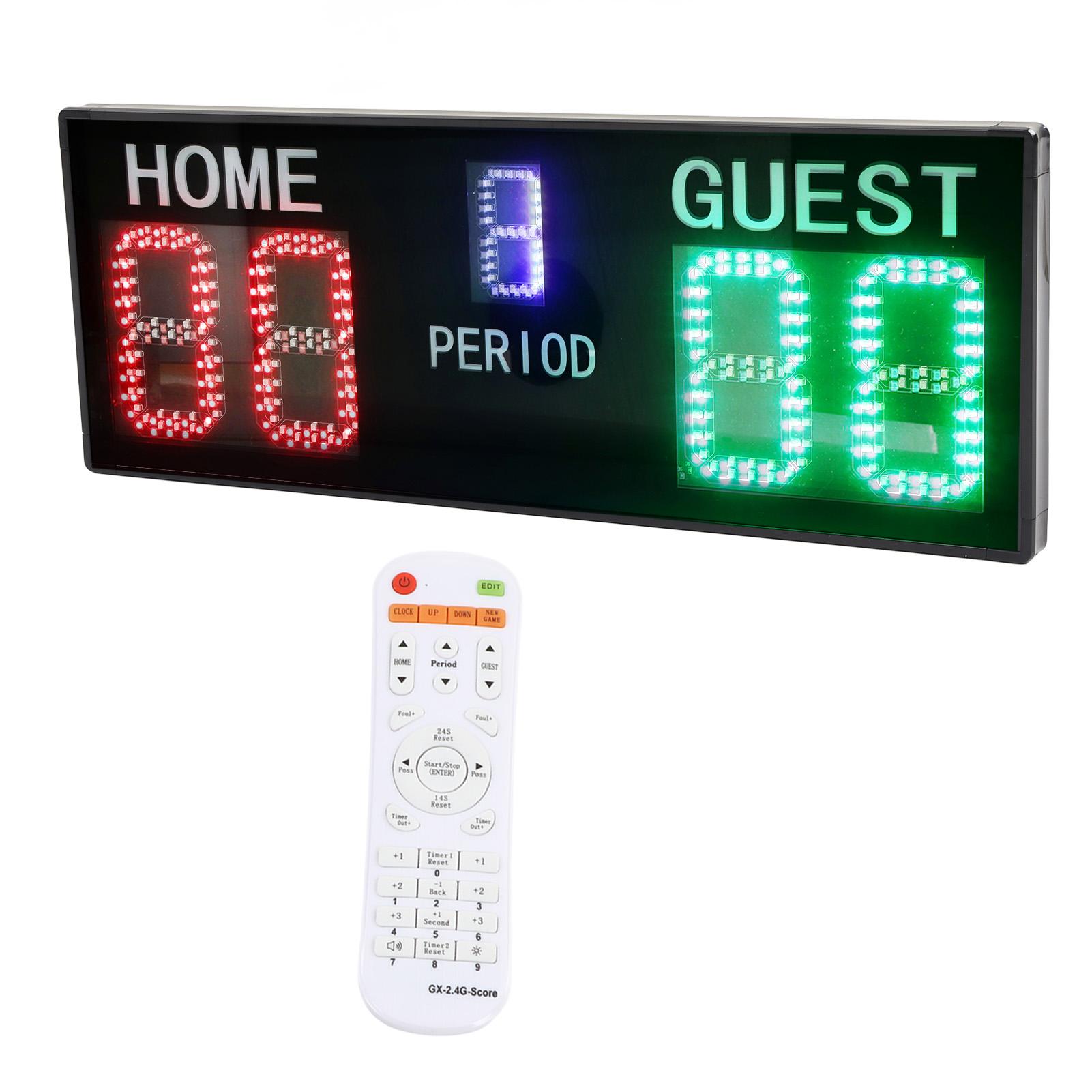 

Цифровое табло 5-разрядный электронный счетчик очков с пультом дистанционного управления для волейбола, баскетбола, тенниса