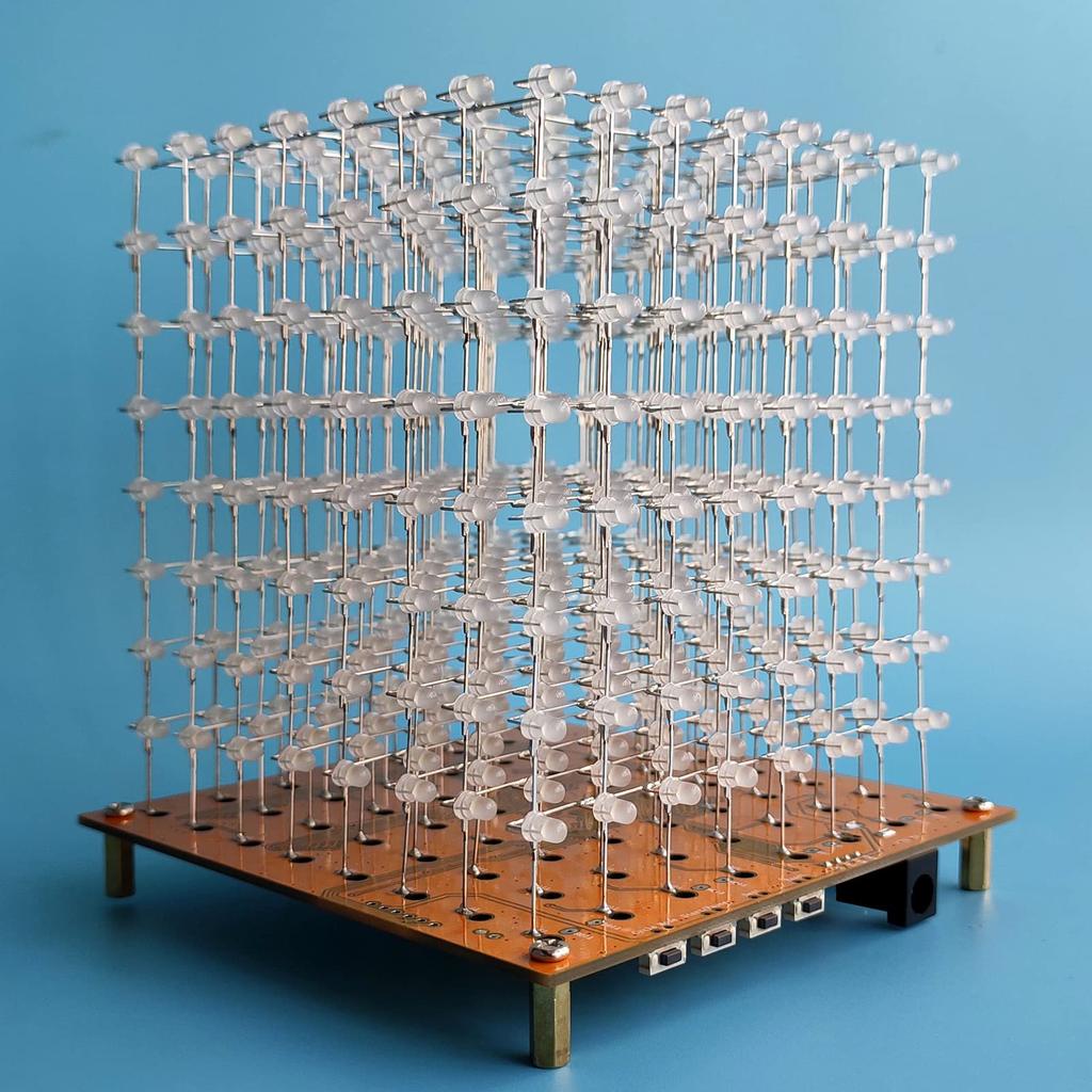 iCubeSmart 3D8MINI Led DIY Electronic Led Cube Soldering Practice Led Kit Practice Electric Kit Craft Electronic Work Kit Cube, Kit, Kit, Kit,