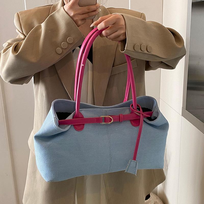 High Quality Fashionable Versatile Commuting Handbag Simple Casual Large Capacity Armpit Shoulder Bag for Women CLE