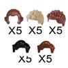 MOC City Building Blocks Procurement Products Body Character Accessories Colorful Hair Mini Bricks Compatible Toys Gift K075 DIY