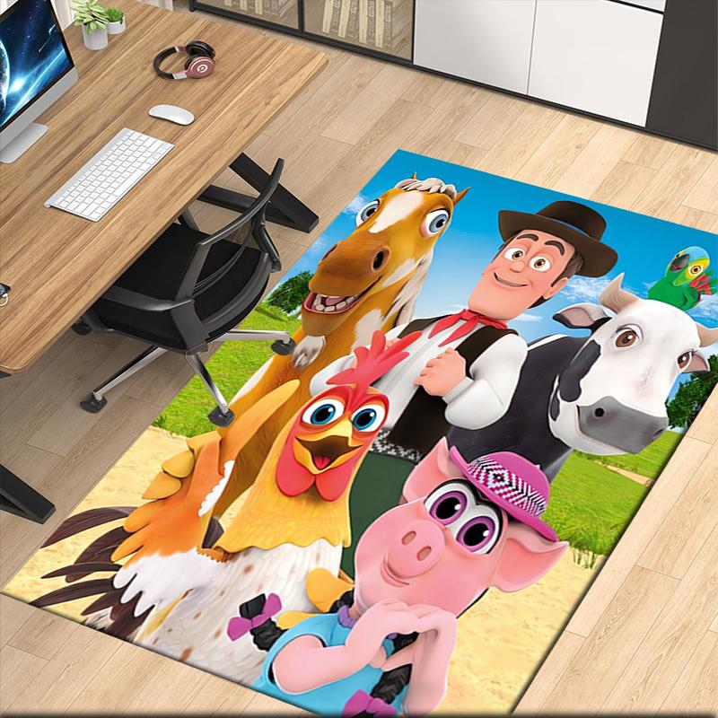 La Granja de Zenón Printed Carpet, for Office Chair Living Room Bedroom Kitchen Room Decor Gifts.