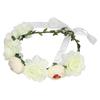   Flower Wreath Headband Floral Garland Headpiece Artificial Floral Crown for Women
