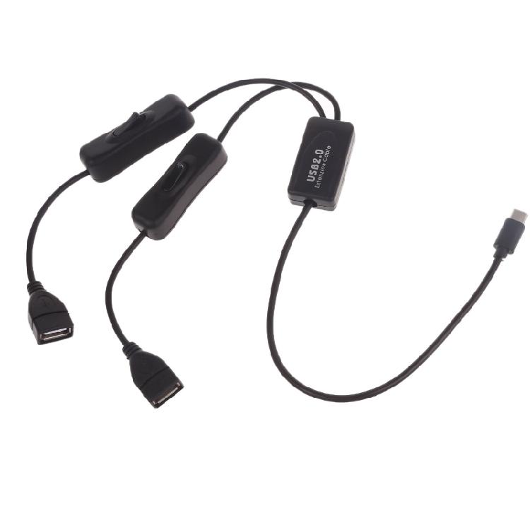 

High-Speed Type-C USB Cable OTG with On/Off Switches for Phones and Tablets 1