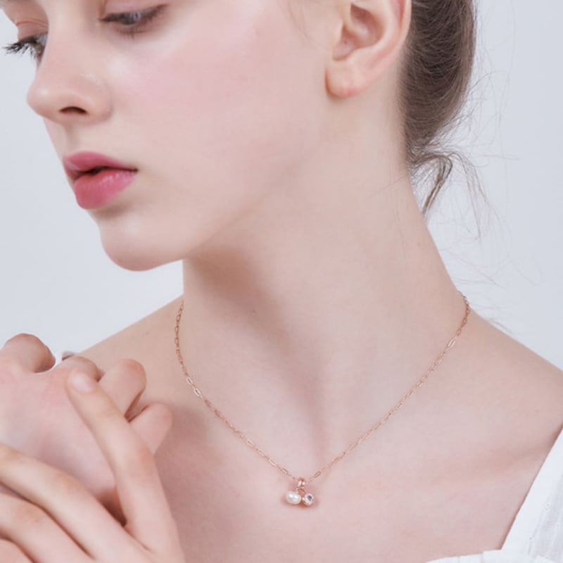 ELLE Jewelry Natural Freshwater Pearl Necklace ELBRNN229