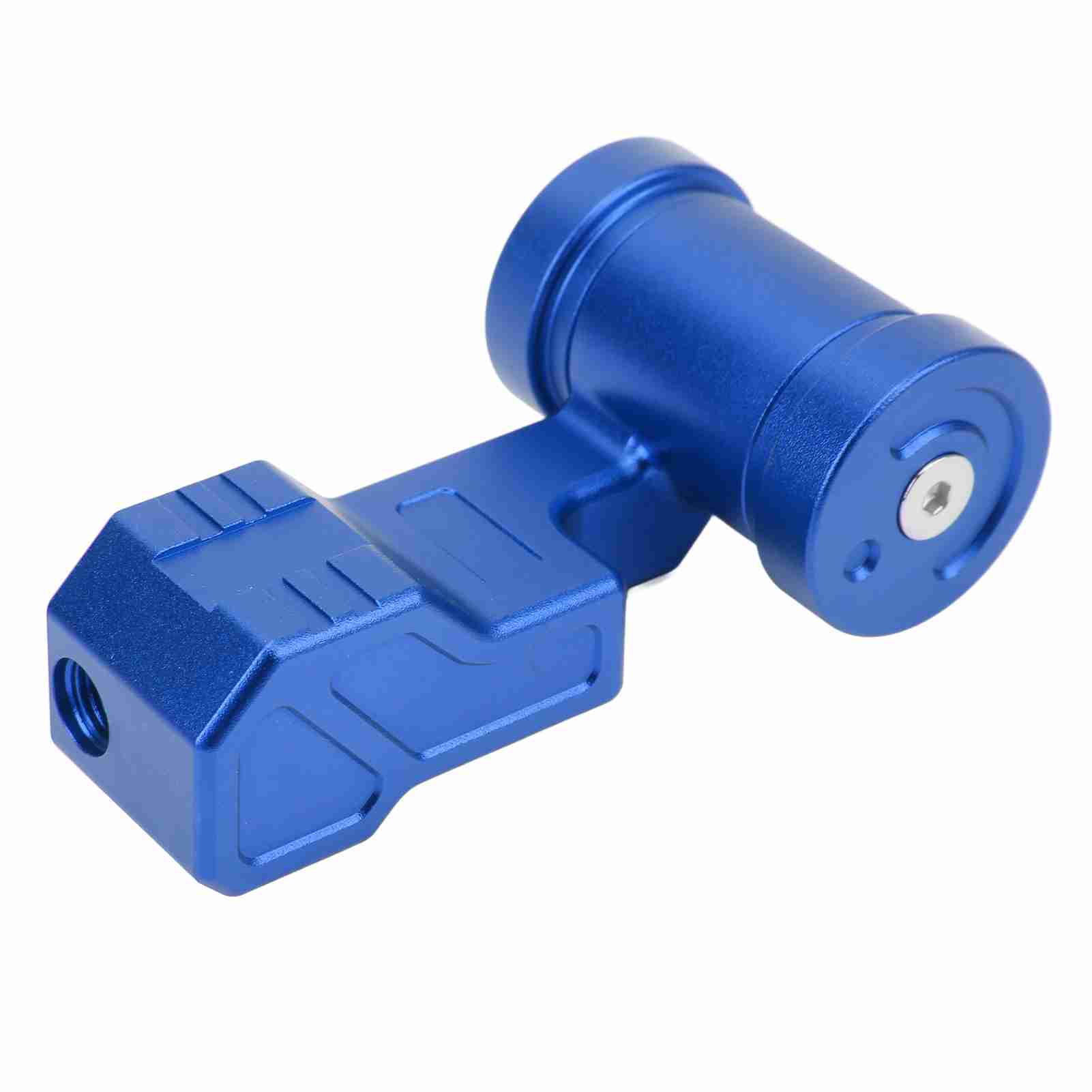 

T Handle Gear Shift Knob Aluminum Alloy Aircraft Joystick with Adapters Replacement for Acura Blue синій