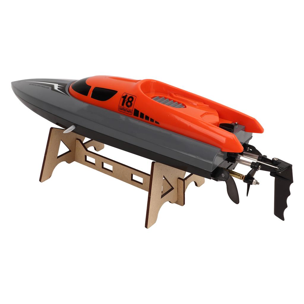 Remote Control Boat 2.4GHz Dual Motor Racing Boat Water Toy Waterproof ABS RC Speedboat for Pool River