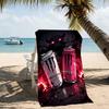 Strandtuch mit Monster Energy LOGO Muster - weich, saugfähig, maschinenwaschbar Leicht&Modern, Schwimmen, Reise-Essentials