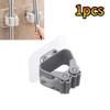 Mop Storage Storage Rack Bathroom Suction Hanging Pipe Traceless Mop Clip Broom Hanger Wall-Mounted Waterproof Mop Rack