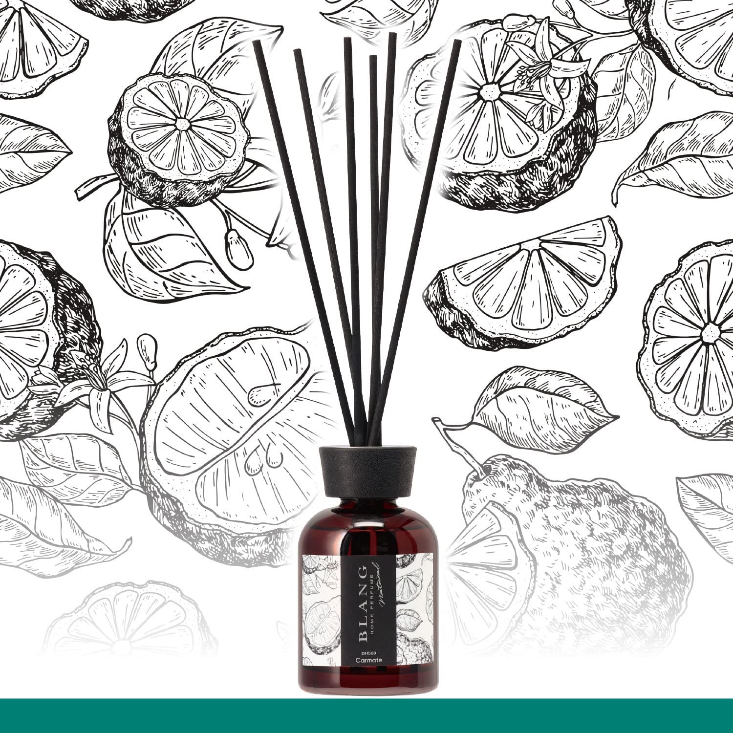 

CARMATE BLANG Комнатный тростниковый освежитель воздуха Натуральный дезодоратор Белый бергамот DH563 Диффузор, Освежитель, Аромат, В комплекте, Аромат,