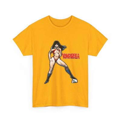 Vampirella Koszulka Graficzna | Unisex Koszulka z Grubej Bawełny | Koszulka Komiksowa w Stylu Vintage,