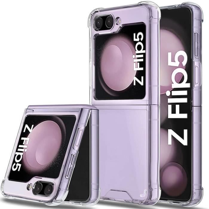 Coque de protection - BOOLING - Samsung Galaxy Z Flip 5 - Antichoc - Anti-rayures - Slim Transparent
