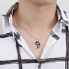 2Pcs/Set Best Friends Tai Chi Yin Yang Hollow Pendant Split Matching Necklace