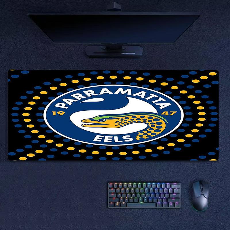 Parramatta Eels Print Cushion Non-slip Laptop Tablet Big Mousepad XXL Mat Mini PC Playmat With Lock edge