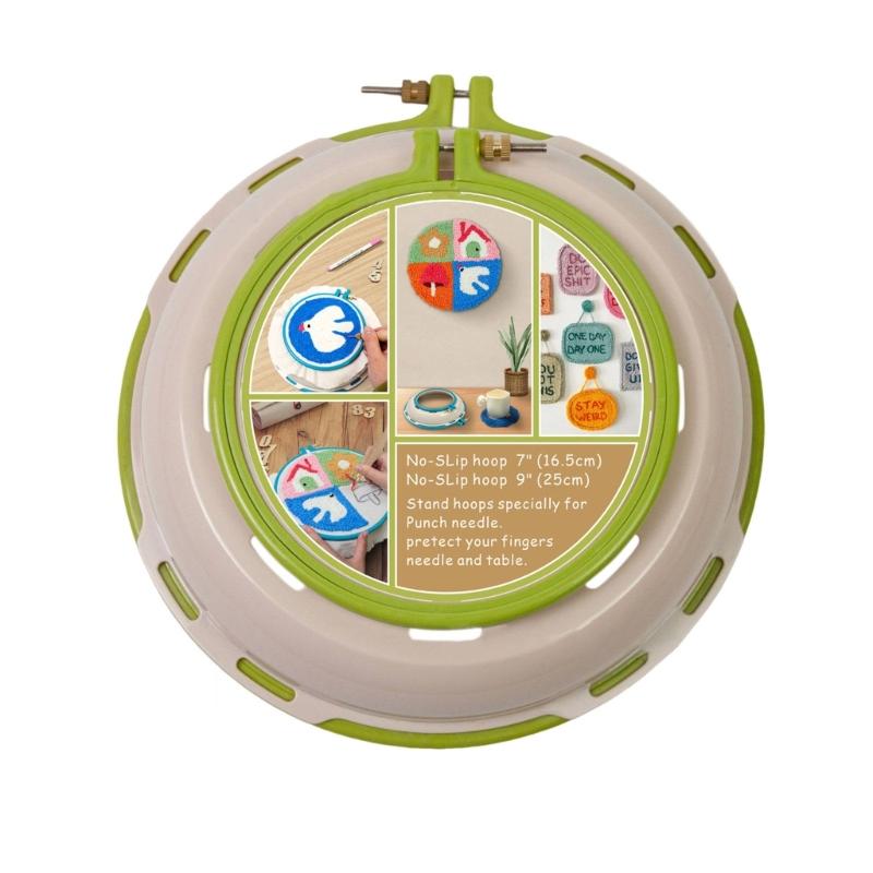 

Пластиковая пяльцы для квилтинга, двухслойные пяльцы для вышивания зелёный