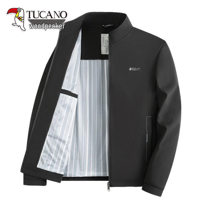 TUCANO Men's Business Casual Stand Collar Jacket