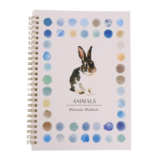 

Watercolor Painting Book Step-by-Step Guide Color Mixing Blending Illustrations Animals Flowers Baking Coloring Book