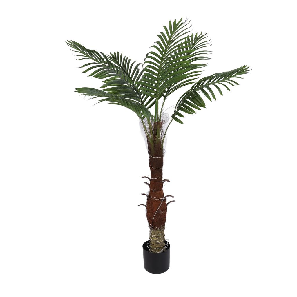 Artificial Lighted Palm Tree 100LED IP65 120cm Light Up Tropical Palm Tree for Pool Beach Yard