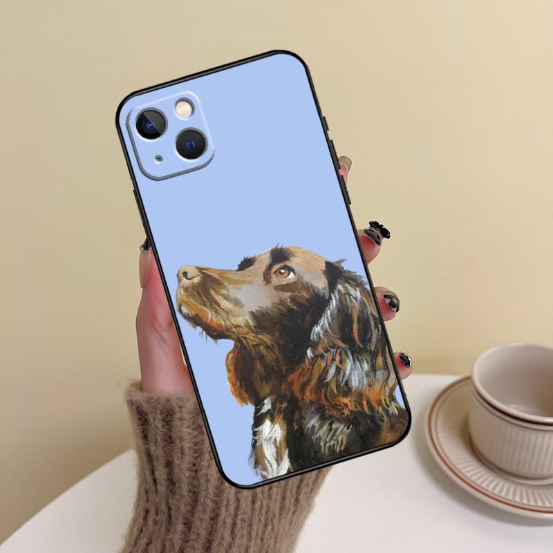Cartoon Cocker Spaniel Handyhülle Für iPhone 16 Pro Max 14 13 12 11 15 17 Pro Max mini Plus 16e 17 Air Cover Funda