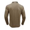 Mens Long Sleeve Lapel Casual Polo Shirt Daily Tops