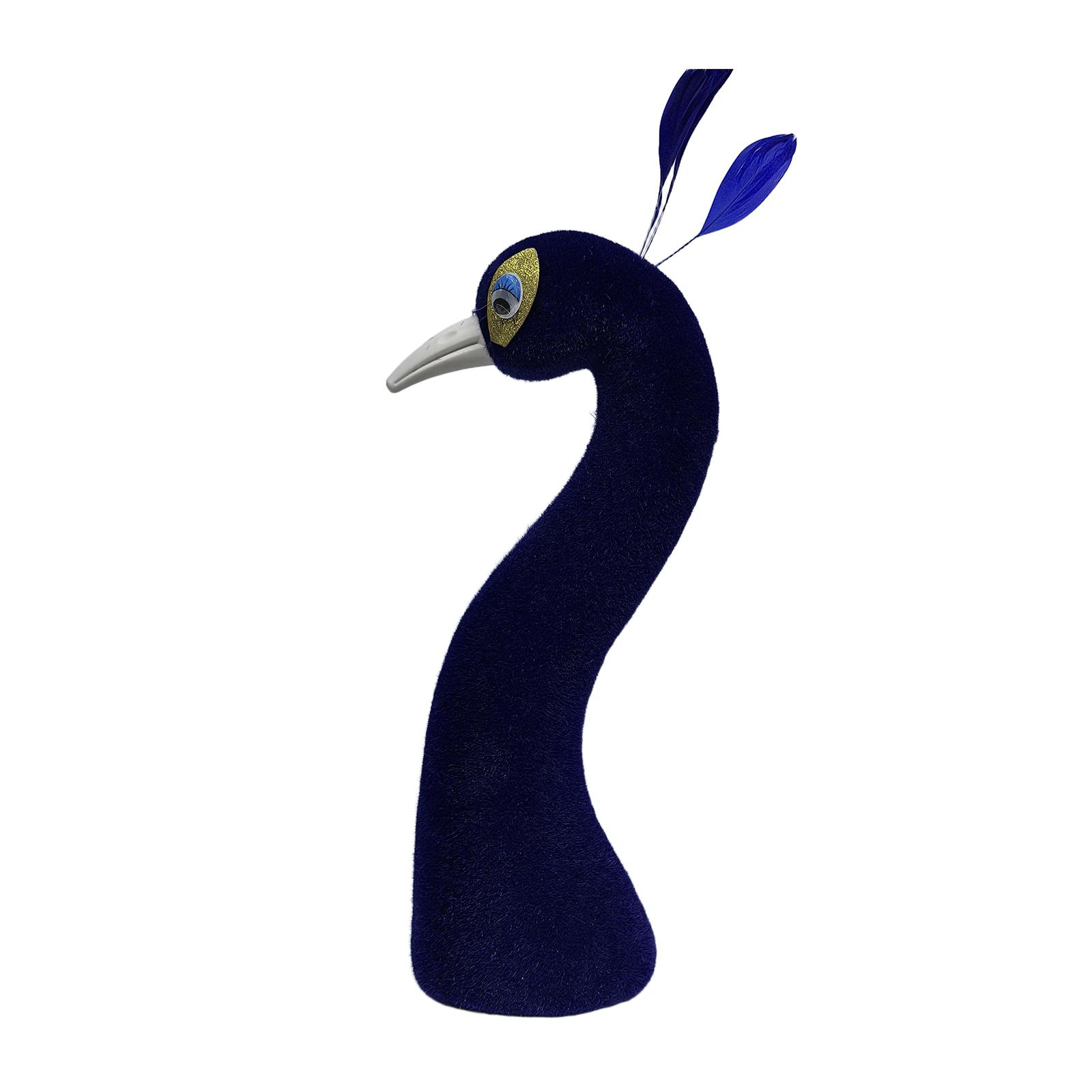 

Peacock Mannequin Head, Flower Arrangement Decor, Desktop Table Centerpiece for Birthday Anniversary Wedding Bridal Shower