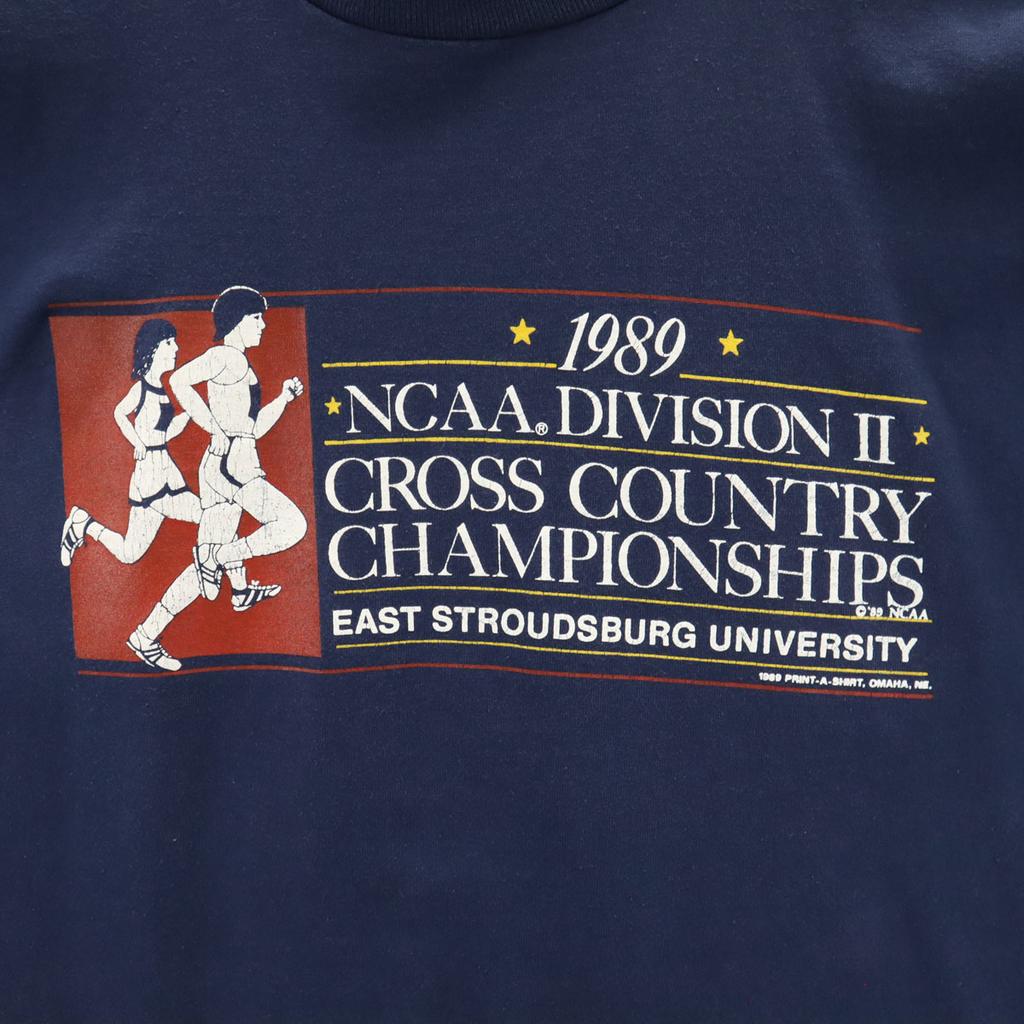 SCREEN STARS BEST 80s Made In USA Old 1989 NCAA Short Sleeve T-shirt Men's Used