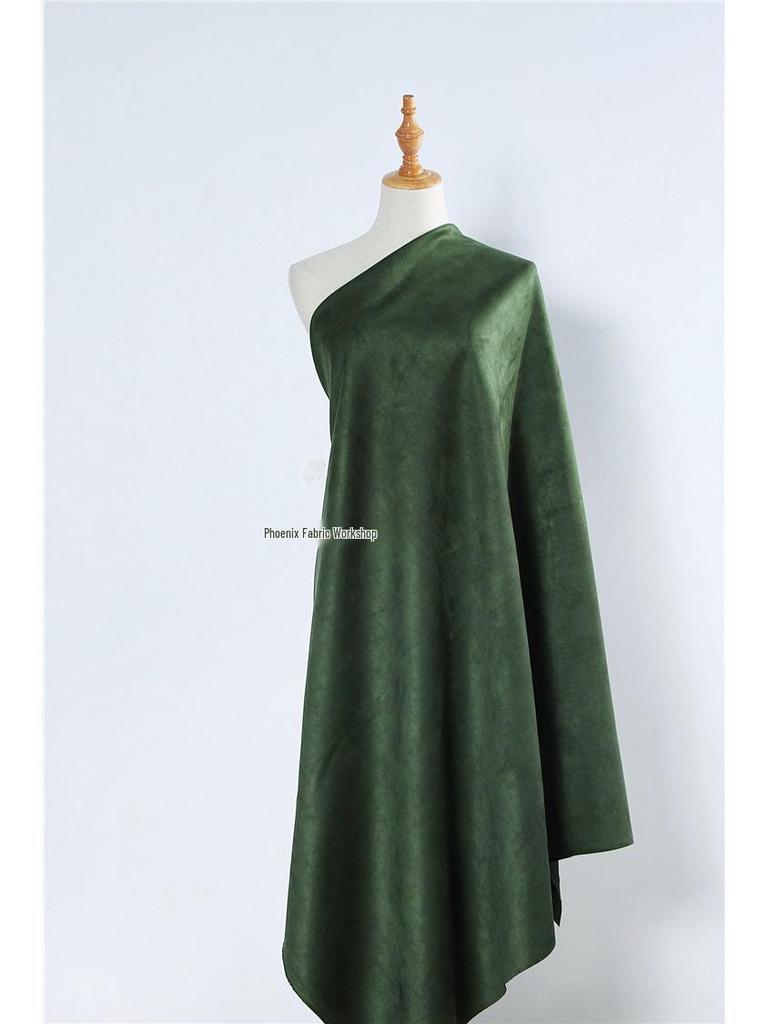 Luxury Snowflake Velvet Suede Air Layer Fabric - Thick, Stretchy, Soft, Delicate Knit