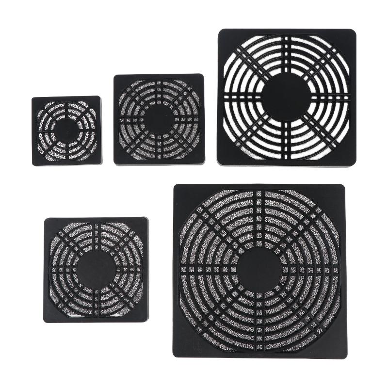 60 80 90 120 150Mm Fan Dustproof Filter Dust Net Protective Net Axial Fan Dustproof Filter Grill For Computer Industrial Cooling